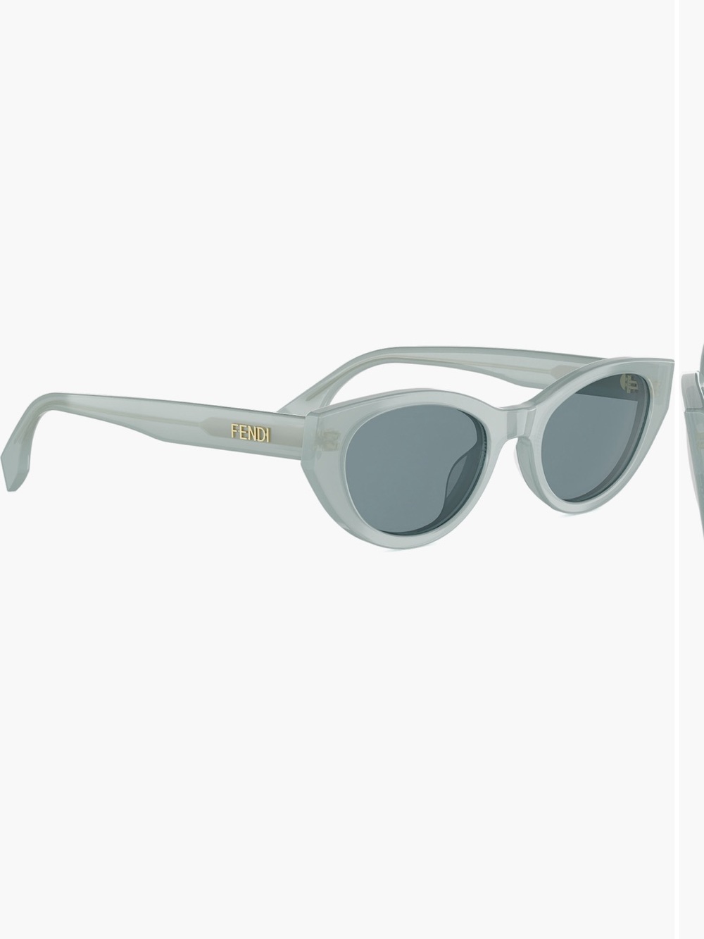 Fendi Translucent Blue Cat-Eye Sunglasses - Picture 3 of 3